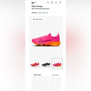 *BRAND NEW* Nike Men’s Tempo Running Shoe